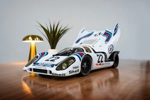 New Pocher Porsche 917KH Le Mans 1971 KIT 1:8 Model Car White HK122 KidBX - Picture 1 of 9