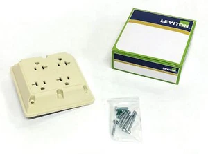 Leviton Extra Heavy Duty 4-in-1 Grounding Receptacle 21254-I NOS - Picture 1 of 10