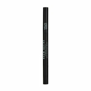 MUA Makeup BROW DEFINE Twist up ANGLED EYEBROW Pencil & BRUSH Black - Picture 1 of 2