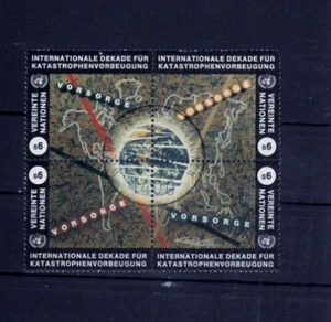 UN_WM_342 4er Block 170-173 ʘ aus 1994 - Dekade für Katastrophenvorbeugung - Bild 1 von 1