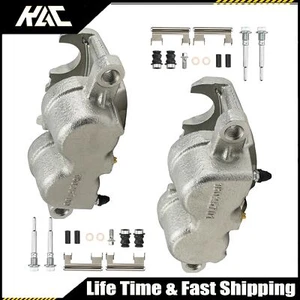 Pair Front Brake Caliper w/ Brackets For Chevy Silverado/GMC Sierra 1500 1999-06 - Picture 1 of 16