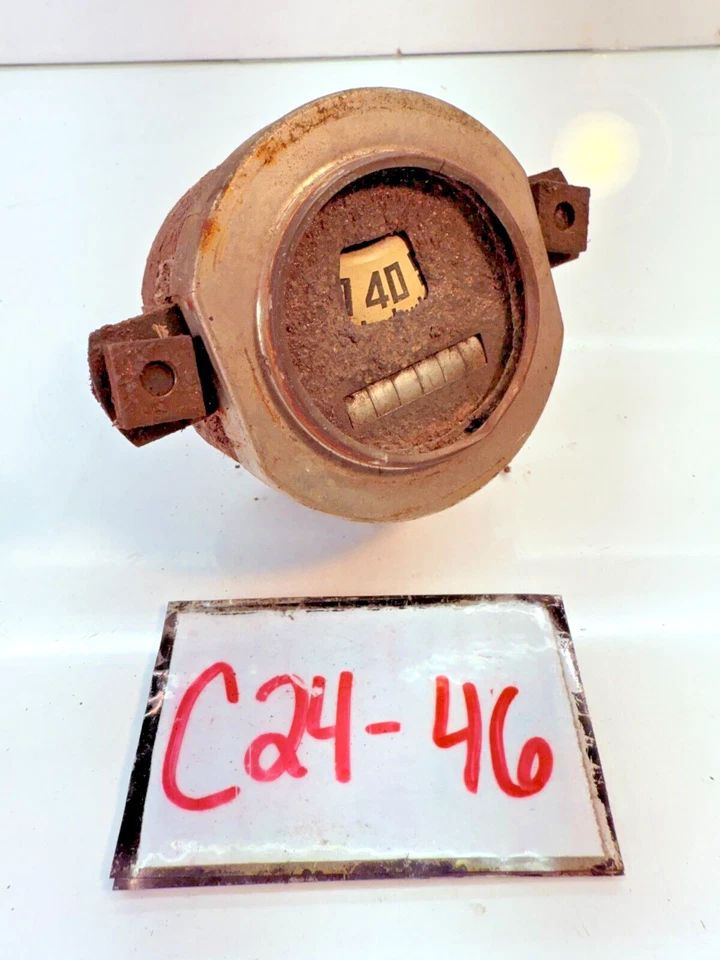 1930 1931 Modelo A Ford Stewart Warner Velocímetro Redondo Speedo Ovalado 30 31 C24-46 Foto 1 de 4