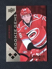 2011-12 BLACK DIAMOND RUBY RED #185 JUSTIN FAULK #ed 6/100 TRIPLE DIAMOND RK GEM