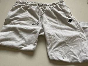 Jogginghose Herren Nike Größe XXL weiß Sweatpants Kordelzug Z3 - Bild 1 von 4