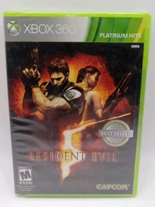 Resident Evil 5 (Microsoft Xbox 360, 2009) Brand New Factory Sealed - Picture 1 of 7