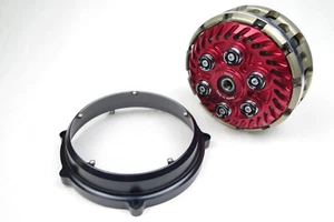 Ducati Frizione Antisaltellamento Regolabile Rosso Con Carter Frizione / Campana - Imagen 1 de 11