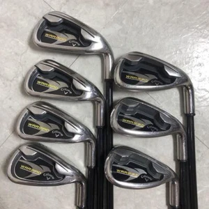 Callaway WARBIRD Iron Set 7pcs 5–9i PW SW Carbon Shaft R Flex Right Handed - Picture 1 of 10