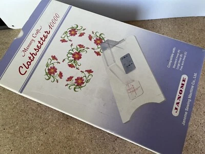 Janome Memory Craft Clothsetter 10000 Embroidery Machine Placement Tool C87 - Image 1 of 4