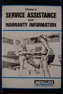 Mercury Marine Owner's Service Assistance & Warranty Information Manual - Picture 1 of 1
