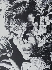 BERNI WRIGHTSON SUPERMAN 400 LITHOGRAPH PRINT 10x14 1984 DC COMICS - Picture 1 of 2