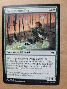 Magic The Gathering Springbloom Druid (181) Modern Horizons Magic The Gathering casi nuevo descuento a granel - Imagen 1 de 1