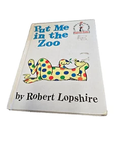 VINTAGE DR SUESS "PUT ME IN THE ZOO" - LOPSHIRE 1960 Book Club EDITION j276 - Imagen 1 de 1
