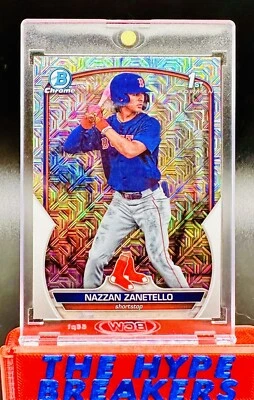 Nazzan Zanetello 1st ASIA Refractor MOJO 2023 Bowman Draft Chrome Exclusive SP - Image 1 of 2