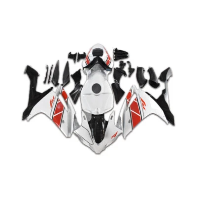 Carenado de molde de inyección FK apto para Yamaha 2007-2008 YZF R1 rojo negro blanco j066 Foto 1 de 4