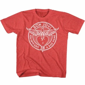 Bon Jovi You Give Love A Bad Name Kids T Shirt Rock Band Album Toddler Youth Top - Picture 1 of 4