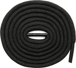 Round Style Athletic Shoe Laces ( 1 Pair) (63 Inch, Black) - Picture 1 of 1