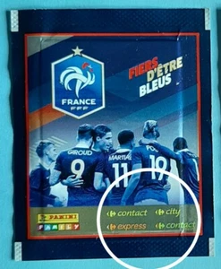 1 PACKET PANINI FAMILY EURO FRANCE 2016 FRENCH TEAM CARREFOUR EXPRESS BUSTINA V3 - Imagen 1 de 3