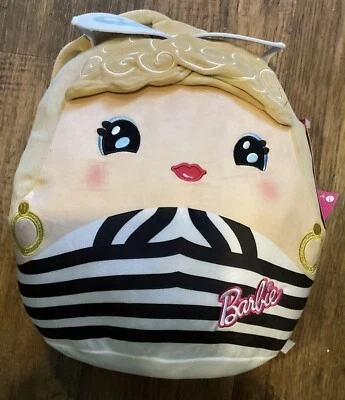 "Traje de baño Mattel Barbie Cuutopia blanco y negro peluche blando almohada de 14""" Foto 1 de 3