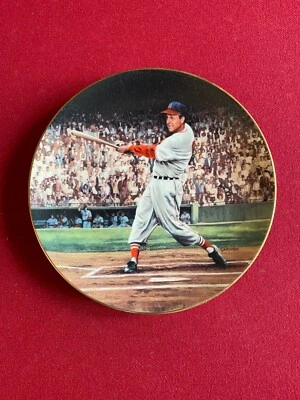 1993, Stan Musial, «BRADFORD» (8») коллекционная тарелка (винтаж) кардиналы - Изображение 1 из 2