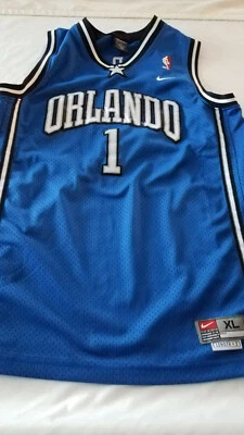 NIKE VTG TRACY McGRADY Orlando MAGIC #1 STICHED BASKETBALL JERSEY Boys XLARGE  - Image 1 of 4
