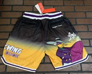 DARKWING DUCK / LOS ANGELES Headgear Classics Basketball Shorts ~Never Worn~ - Imagen 1 de 3