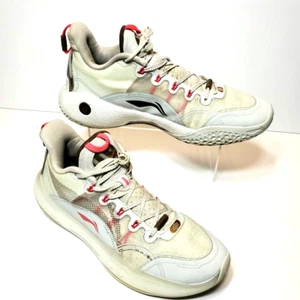 Li-Ning YuShuai US Size 8 Low Jimmy Butler Snow White Pink ABAR123-19 Shoes - Picture 1 of 11