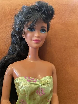 MUÑECA BARBIE WESTERN FUN NIA 1989 MATTEL, ÚNICA, rediseñada, sin caja Foto 1 de 4