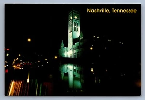 Postcard Vtg Tennessee Nashville Broadway L & N Railroad Station 4x6 - Picture 1 of 2