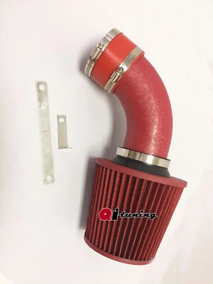 Kit de sistema de admisión de aire TODO RECUBIERTO DE ROJO para 93-01 BMW 740/740i/740i/4.0/4.8 8 cilindros Foto 1 de 3