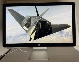 Apple Monitor 27" MC914LL/A Thunderbolt Widescreen Display 2560x1440 Silver - Picture 1 of 6