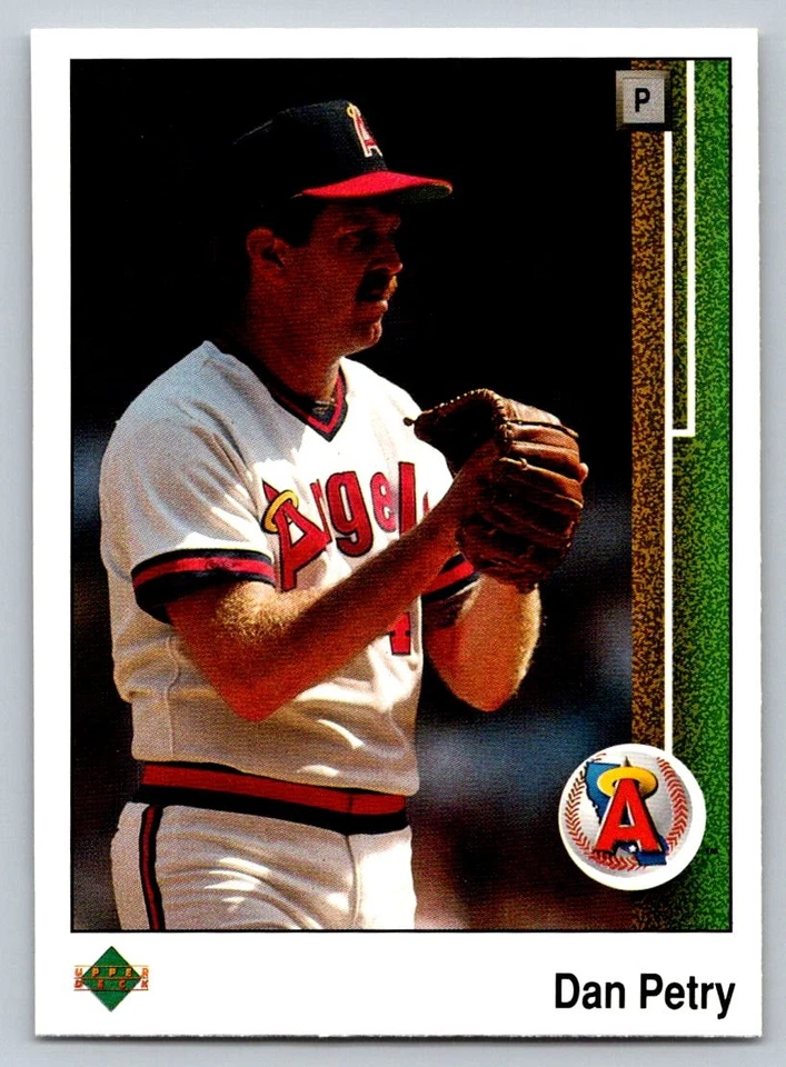 1989 Upper Deck #552 Dan Petry California Angels - Image 1 of 2