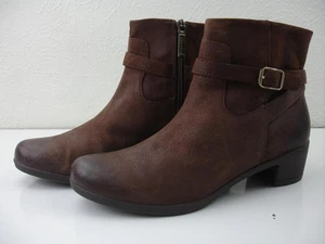 Dansko Damen 9,5 10 40 Cagney braun brüniertes Leder Stiefeletten Bootie Clogs - Bild 1 von 15