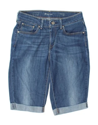 LEVI'S Womens Demi Curve Denim Shorts W27 Small  Blue Cotton DD55 - Image 1 of 3