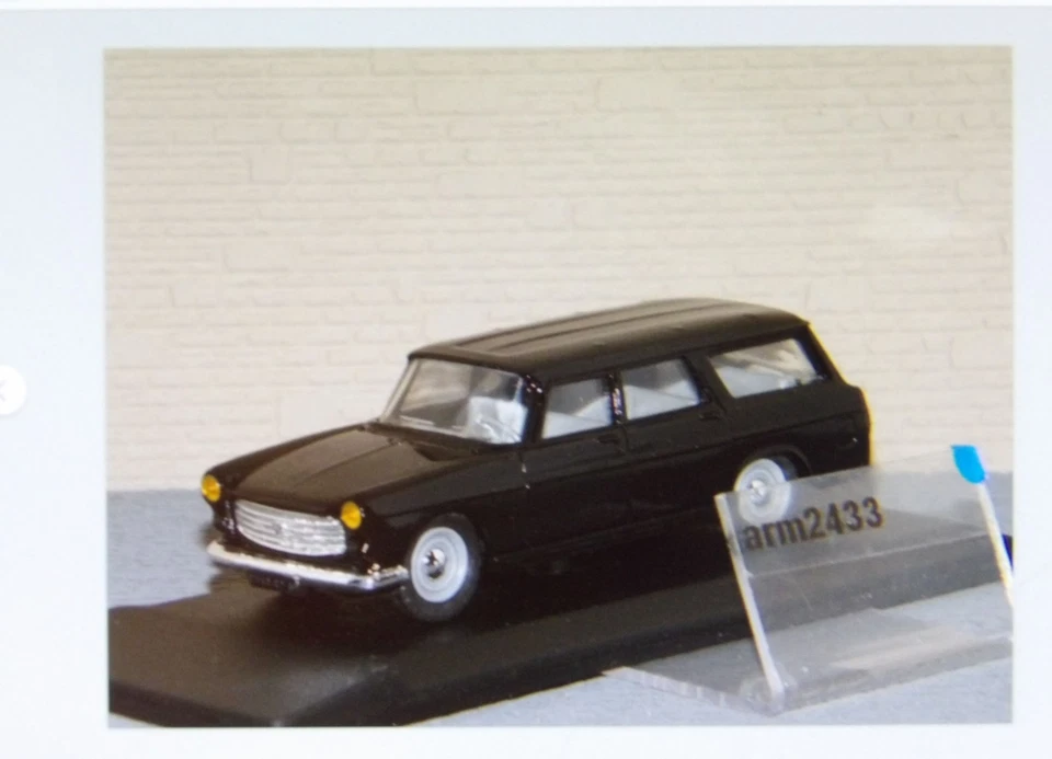 PEUGEOT 404 FAMILIALE BREAK 1964 NOIR ELIGOR 1/43 Ref 100601 - MADE EN FRANCE ! - Photo 1/4
