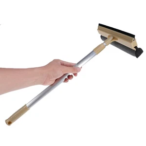 Telescopic Window Cleaner Extendable Window Scrubber Squeegee - Picture 1 of 11
