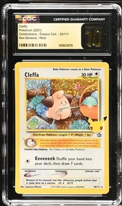 CGC 10 Pristine Cleffa 20/111 Celebrations Classic Collection Pokemon Karte - Bild 1 von 2