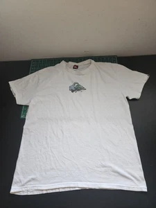 Quiksilver T-Shirt Herren Gr. XL Classic Logo Grafik weiß Tee Y2k Surf - Bild 1 von 7