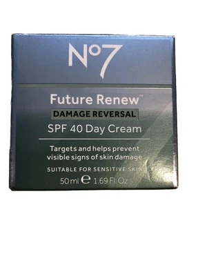 No7 Future Renew Damage Reversal SPF40 Day Cream. Suitable For Sensitive. 50ml - Image 1 of 4