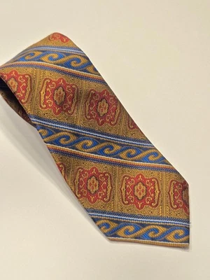 Corbata sintética Wemlon de Wemlon de Wembley vintage de cachemira ancha para hombre años 70 Foto 1 de 4