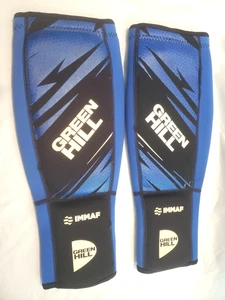 Green Hill Size L Shin Instep Pad IMMAF MMA Leg Guard Kickboxing Martial Arts - Picture 1 of 5