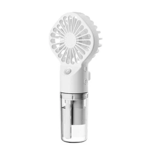 Compact Handheld Fan with Misting Spray Rechargeable Stay Cool Outdoors - Photo 1/15