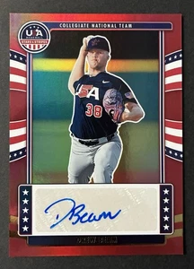 2024 Panini Stars and Stripes - (Drew Beam) Red Auto (44/49) Royals - Picture 1 of 2