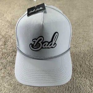 Bad Birdie Hat Cap Snap Back Mens One Size Grey Rope Golf Perforated - Picture 1 of 10