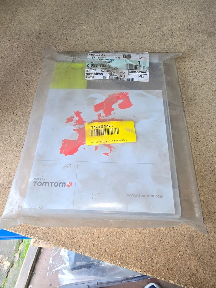 Ford Navigation Software SD Card/CD TomTom FX 2017. Genuine 2093754 - Image 1 of 3