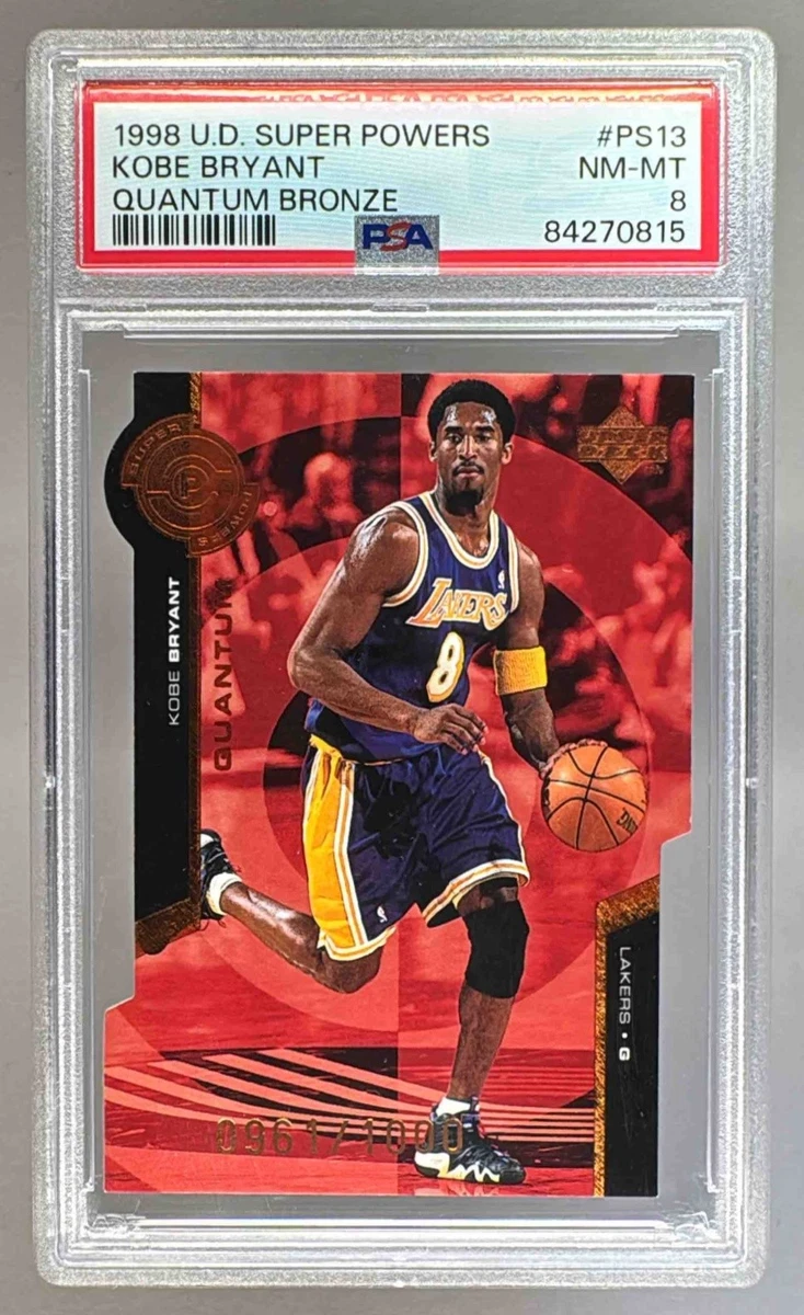 Upper Deck Kobe Bryant 8 Graded Basketball Sports Trading Cards