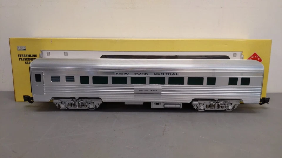 Aristo-Craft 32303 G Scale New York Central Morgan Lewis Streamlined Coach EX - Image 1 of 4