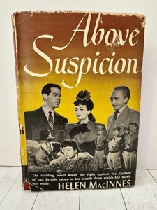 Above Suspicion Helen MacInnes, MGM Movie Tie-In, Thriller Suspense WWII HC 1943 - Bild 1 von 7