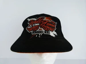 World Famous Tattoo Ink Adult One Size Black Snapback Hat - Picture 1 of 10