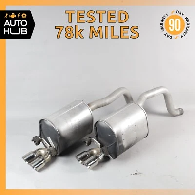 Chevrolet Corvette C6 Exhaust Pipes Dual Tips Assembly OEM 78k - Image 1 of 4