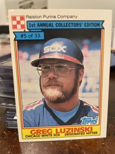 1984 Topps Ralston Purina Greg Luzinski Collectors Edition #5